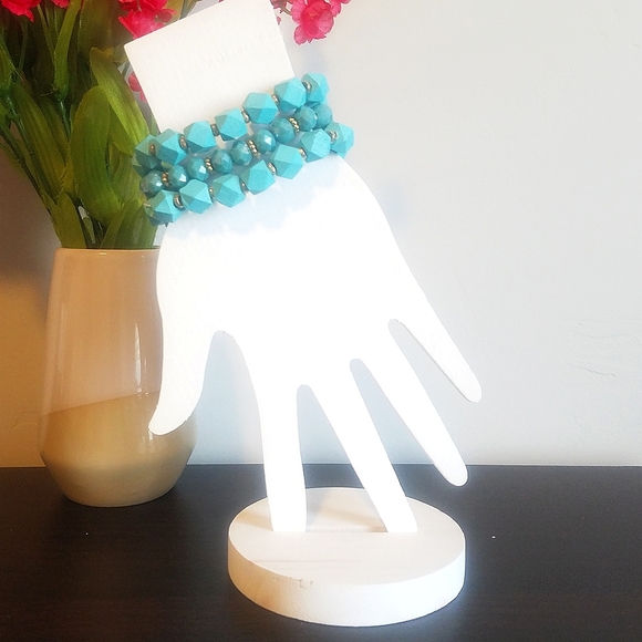 Wooden Hand Jewelry Display or Holder - Picture 4 of 5